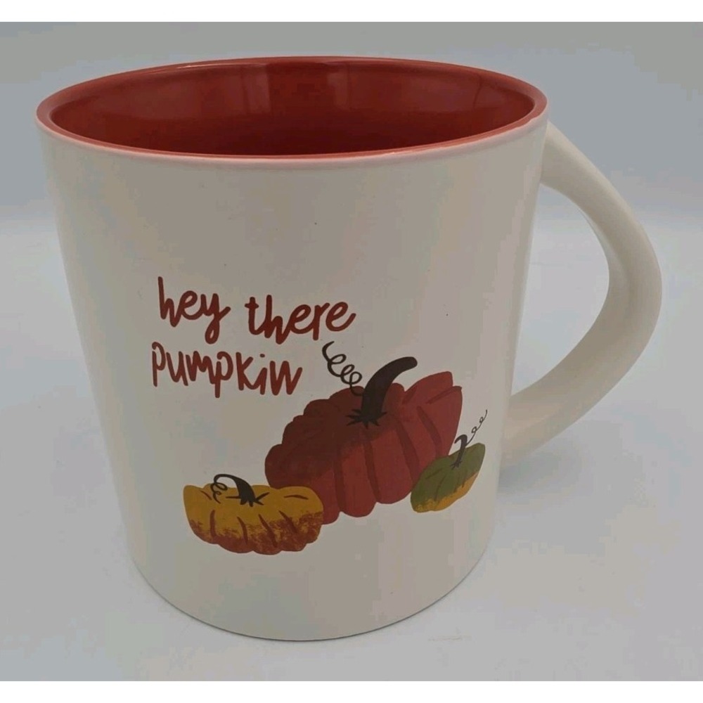 Hey There Pumpkin Coffee Tea Mug Cup 16 Oz Stoneware Fall Season By Spritz